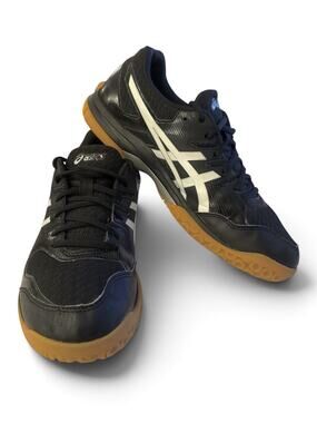 Asics Women's Black White Gel-Rocket 9 Volleyball Indoor Sneakers 9